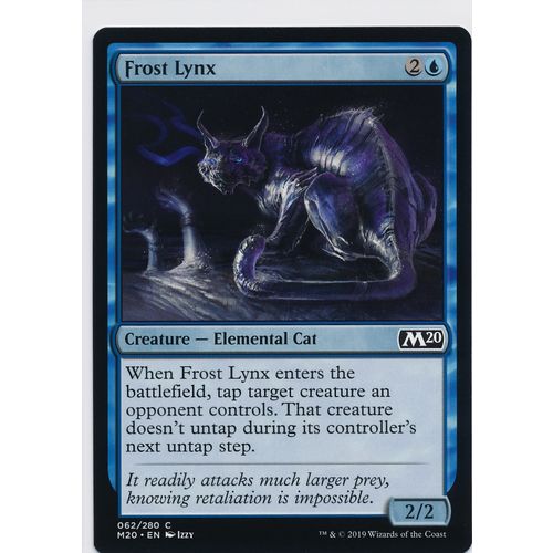 Magic the Gathering MTG Core Set 2020 062/280 Frost Lynx