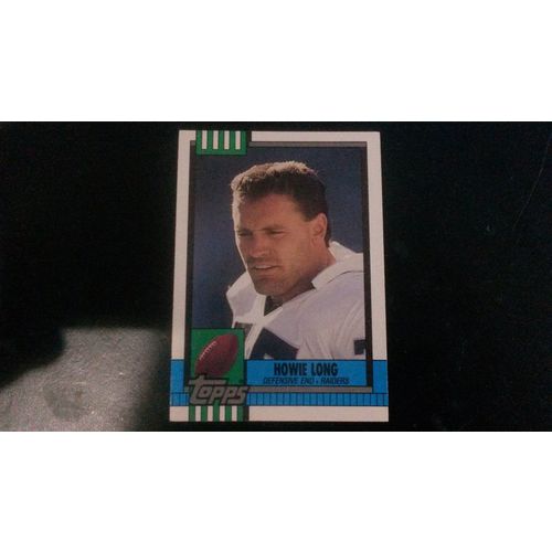 1990 Topps Football Card # 284 Howie Long Excellent (5) Los Angeles Raiders