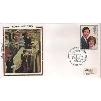 COLORANO - CHARLES & DIANA ROYAL WEDDING 25p SILK COVER