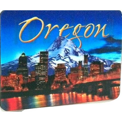 Portland Oregon 3D Fridge Magnet