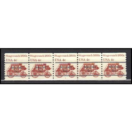 1898Ab 4c Stagecoach Fine MNH Dry Gum PNC 6/5 Gap 1L AA0067