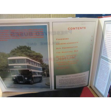 PRESERVED MUNICIPAL BUSES by John A Senior. Colour Album Number 2 h/b book vgc
