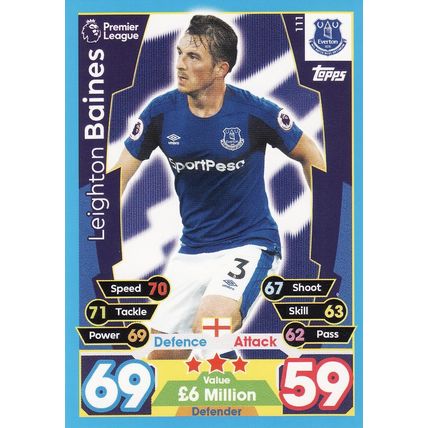 Match Attax 2017/2018 111 Leighton Baines Everton
