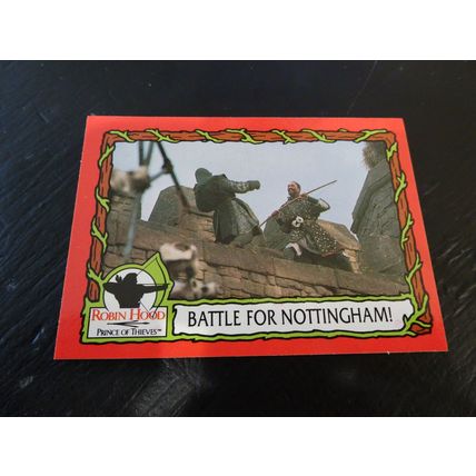 1991 Topps Robin Hood Prince of Thieves Card # 52 Battle For Nottingham! NM (7)