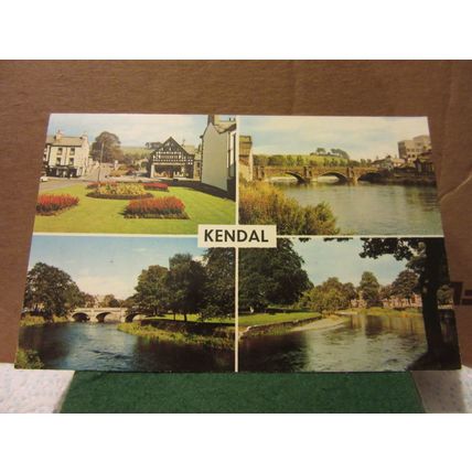 multiview, KENDAL, CUMBRIA unused postcard. =