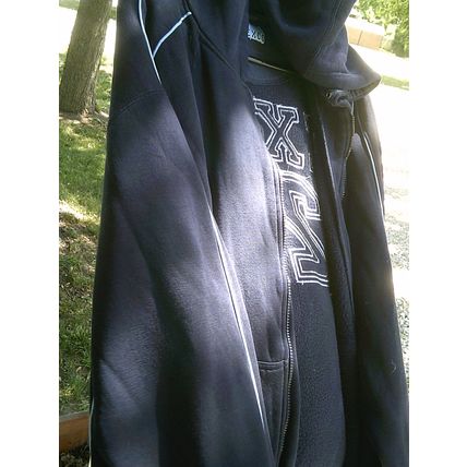 Exco 27 Men's hoodie navy size XL zip front