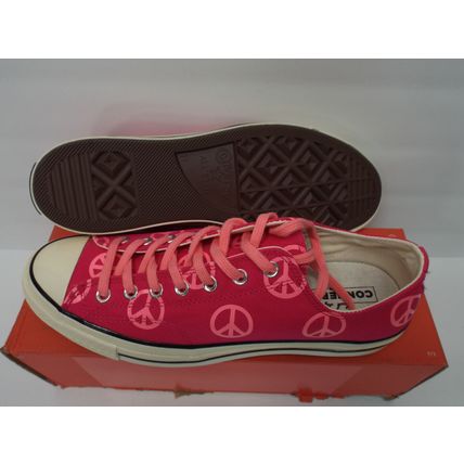 New Mens 11 Converse Chuck 70 OX Peace Cerise Pink Shoes MSRP $90 167914C