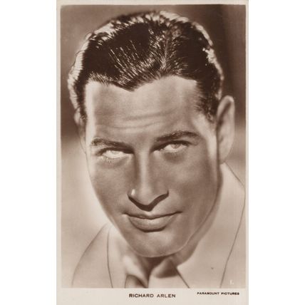 Richard Arlen Paramount Pictures Milton Hollywood Photo Postcard
