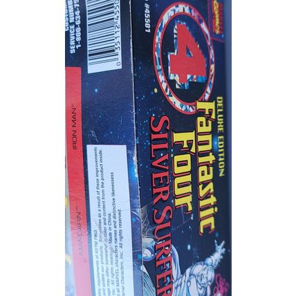 wwe wwf ljn classic superstars 10" fantastic four silver surfer action figure