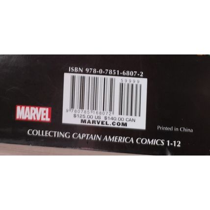 Golden Age Captain America Omnibus Vol. 1 - 9780785168072 - 2014!