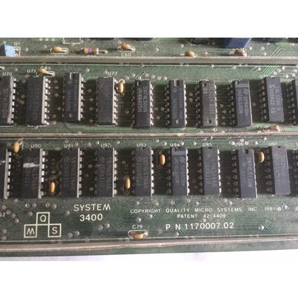 QUALITY MICRO SYSTEM 1170007.02,SYSTEM 3400,PRINTRONIX 117000702,3n04-05,SM