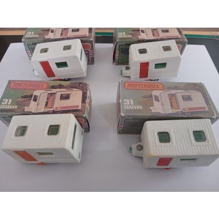 Matchbox No31 - Caravan replica - with replica boxes