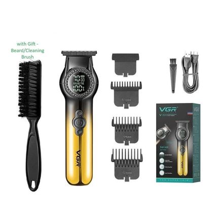 VGR Professional Hair Trimmer V-990 8000RPM LED Spotlight USB Type-C Charging