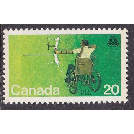 Canada 1976 Disabled Olympics Archer 20c Mint Never Hung SG 845 VGC