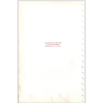 Gleason Method For Designing Hypoid Gear Blanks Book 1954 SD3030B45H7MDBP PDF