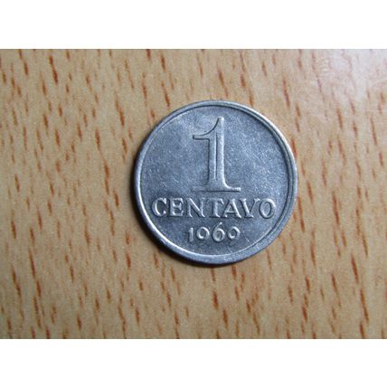Brazil Brasil 1969 1 Centavo Coin