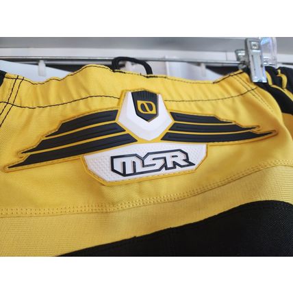 MSR Axxis Motorcross Pants Yellow & Black Adult Size 34