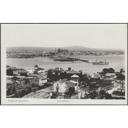 Vista General, Palma de Mallorca, c.1950s - Foto Tarjeta Postal