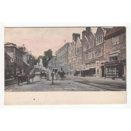 The High Street Arundel Early Undivided Back Postcard Sussex