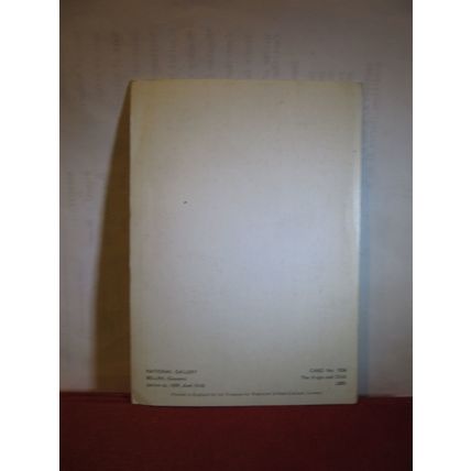"THE VIRGIN AND CHILD" painting by BELLINI, unused postcard National Gallery =