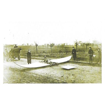 Postcard Edouard Belin Jnr Aircraft Plane 1908 France French Aeroplane Nostalgia