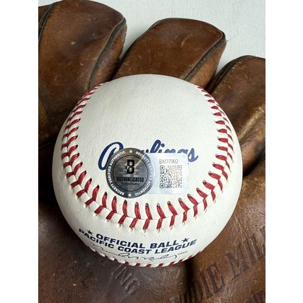 Andres Galarraga Signed Autographed Official Pacific Coast League Baseball : BAS