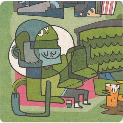 BEER MAT - NOTTINGHAM BREWERY - BROADWAY REEL ALE - (Cat No 003) - (2009)