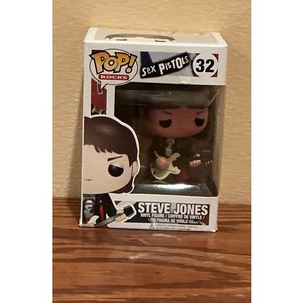 Funko Pop! Rocks: Sex Pistols - Steve Jones #32 Limited Figure (Box & Protector)