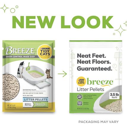 Purina Tidy Cats Litter Pellets, Breeze Refill Litter Pellets in Recyclable Box