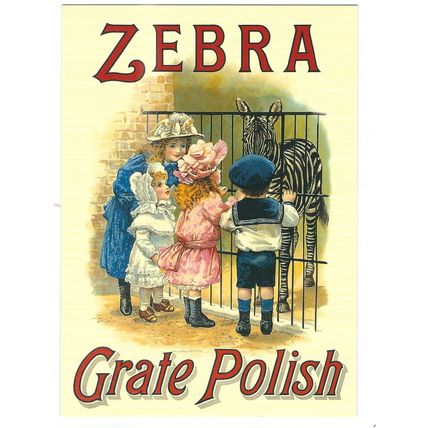 OPIE PUBLISHED ZEBRA GRATE POLISH INC. UK POST