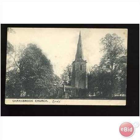 Bedfordshire SHARNBROOK Church Postcard by Blake & Edgar