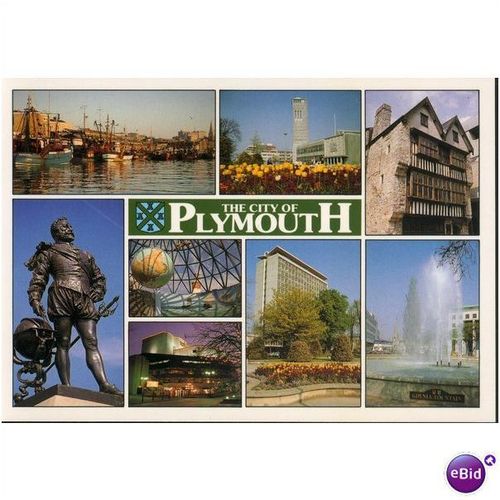 GB Postcard - Aspects Of Plymouth, Devon