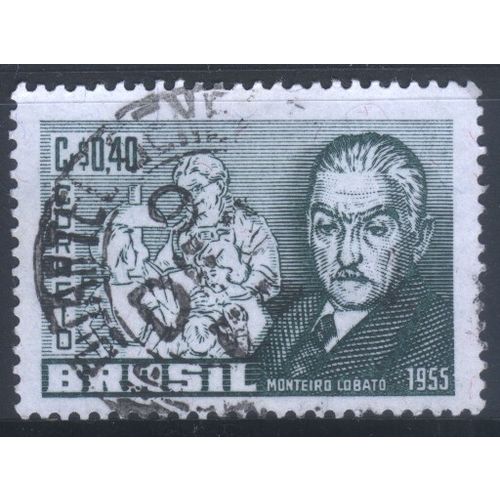 Brazil 1955 - SG933 - 40c green - Monteiro Lobato - used