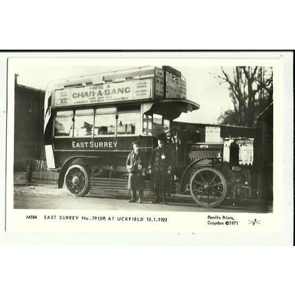 Sussex UCKFIELD East Surrey Bus No.79 Postcard (Pamlin M584)
