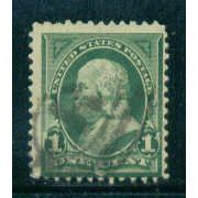 Used 279 1c Benjamin Franklin Average M04547