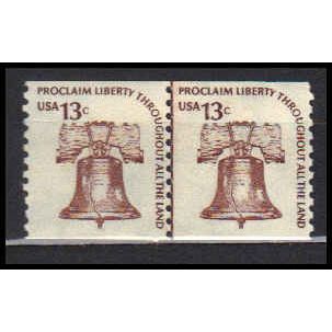 1618 13c Liberty Bell Just Clears MNH CLP CA0263