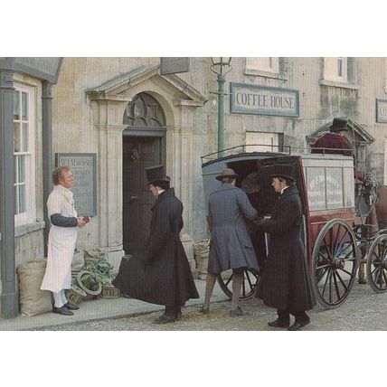 Mawmsy The Grocer Baker Middlemarch BBC TV Show Stamford Lincolnshire Postcard