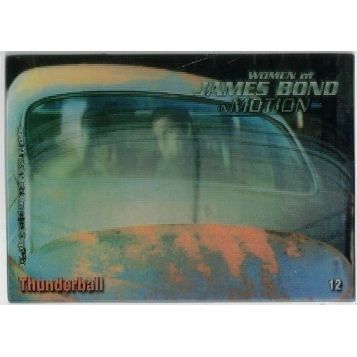 WOMEN OF JAMES BOND in MOTION card # 12 ( 2003 )
