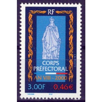 France 2755 MNH Prefectorial Corps Statue ZAYIX 1024S0152M