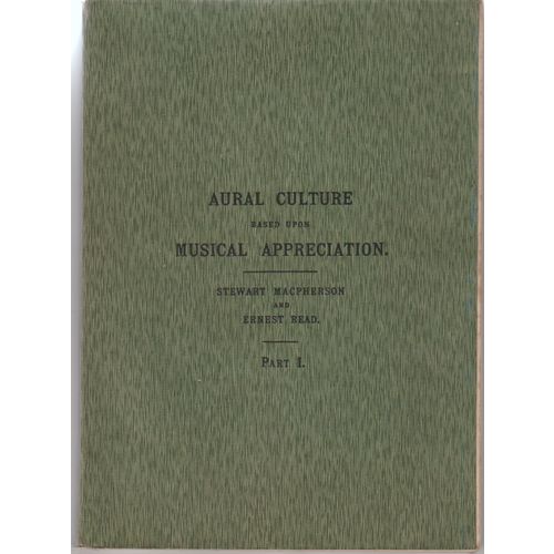 Aural Culture 1914 1st edition signed by author Stewart MacPherson illustrated