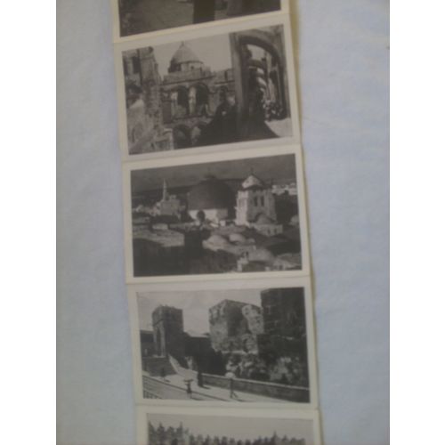 The Holy Land Souvenir Booklet 22 Artistic Pictures Photographs by J Bendov