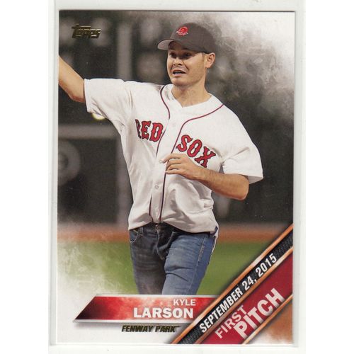2016 Topps First Pitch baseball card Kyle Larson FP-10 – Red Sox