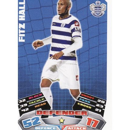 Match Attax 2011/2012 221 Fitz Hall Queens Park Rangers