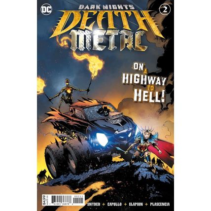DARK NIGHTS DEATH METAL #2 (DC 2020) Main Foil Cover DARKEST KNIGHT ROBIN KING!