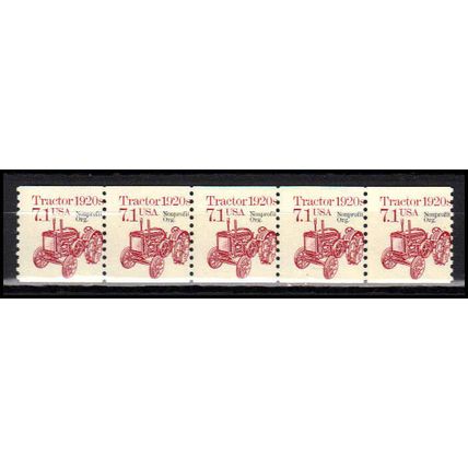 2127a 7.1c Tractor Average MNH Dry Gum PNC 1/5 X0812