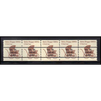 1902a 7.4c Baby Buggy Very Fine MNH Dry Gum PNC 2/5 X1443