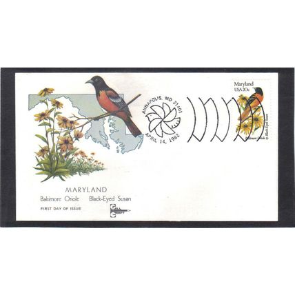 FDC Gill Craft 1972a 20c Oriole (Cachet-U/A) CV39872