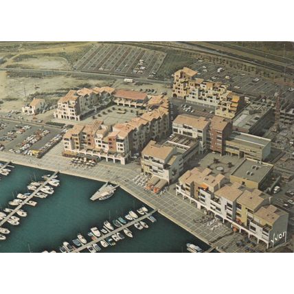 Cap D'Agde Aerial View France Postcard unused VGC