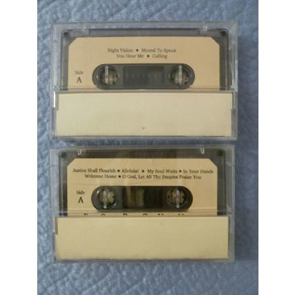 LOT 2 ELLEN OAK MUSIC CASSETTES DARK ANGELS & PUT OUT YOUR HEARTS
