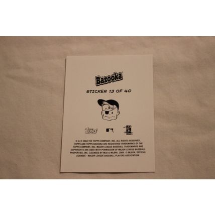 Wolf, Mulder, Santana, Johnson 2004 Topps Bazooka 4 on 1 STICKER NO. 13